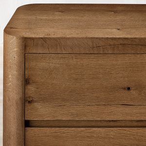 <span class=keywords><strong>Commode</strong></span> de rangement en bois personnalisable Rhoohill, style américain vintage, en bois massif, 5 tiroirs, pour chambre à coucher - Product Image 2