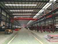 EOT Crane 10 Ton Double Girder Overhead Crane com grua elétrica, estrutura compacta para elevação da oficina