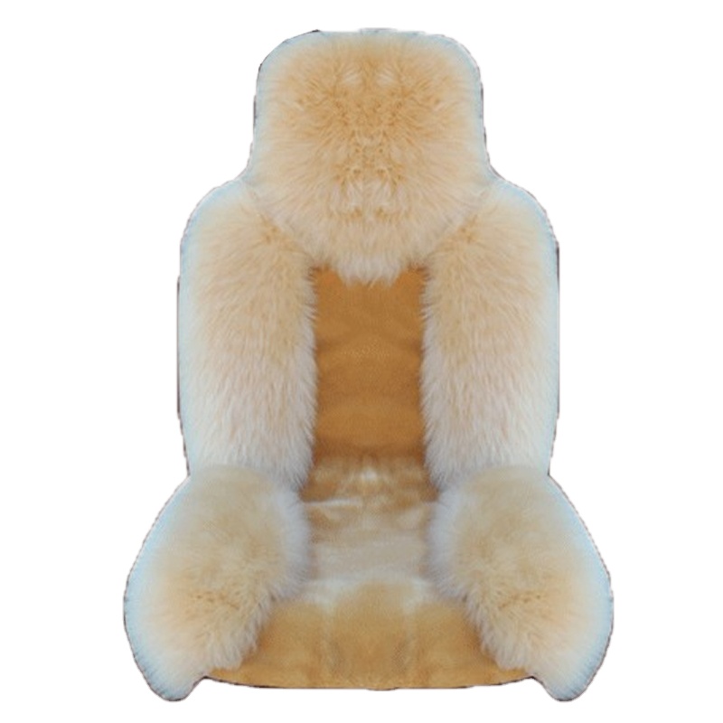 Car Cushion Real Sheep And Faux Fur Used For Car Seats Customized Many Colors