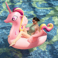 Jeux flottants gonflables aquatiques à prix réduit, licorne flottante pour adultes pour fête à la piscine