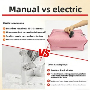 Túi hút chân không tích hợp bơm hơi, có ngăn chứa tiện lợi, không áp suất, loại van không áp suất, bán buôn - Product Image 4