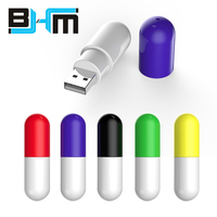 Conception unique Pilule médicale Forme Plastique Usb Pendrive Mini Portable 4gb 16gb 32gb 64gb Usb Flash Drive