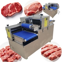 Machine à découper la viande en petits cubes à prix d'usine, coupe-viande frais désossé, unité de traitement de la viande de noix de coco en dés à vendre