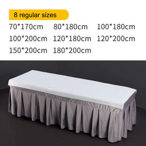 Perlengkapan medis penutup tempat tidur sekali pakai katun karet linen set seprai Rumah Sakit sekali pakai murah - Product Image 4