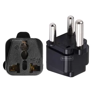 250v 15a Kupfer Universal AU UK EU USA nach Indien Israel Malaysia Singapur Big South Africa Netz stecker Adapter Typ M.