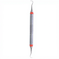 Détartreur dentaire en acier inoxydable à poignée moletée, instrument parodontal manuel de classe I, argenté, prix abordable