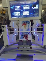 Simulateur de ski VR 9D avec écran 42 pouces, effet vent, équipement de jeu de course de ski en intérieur, fibre de verre