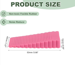 Butoir de porte en silicone antidérapant, protecteur mural pour la maison, le bureau et l'hôtel - Product Image 4