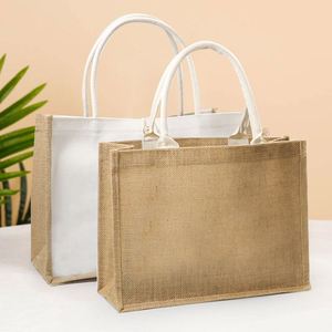 Bolsas de Yute Natural Impresas Personalizadas, Bolsas Ecológicas Reciclables para Regalos Promocionales, Bodas, Compras - Product Image 3