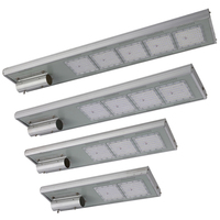 Le plus lumineux 5500k 6500k 50watts 3500k 50 w 50 w 50watt Lampe Réverbère Éclairage Tout en Un Led Solaire Réverbère