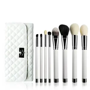 Hohe qualität personalisierte 8 pcs ihre eigenen marke make-up pinsel set make-up pinsel travel set