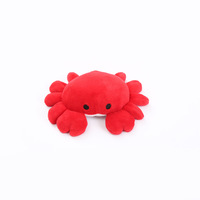 Peluche interactive pour chat, jouet à mâcher en peluche pour chats d'intérieur et chatons, avec crabe, requin baleine, poisson-clown, étoile de mer et herbe à chat