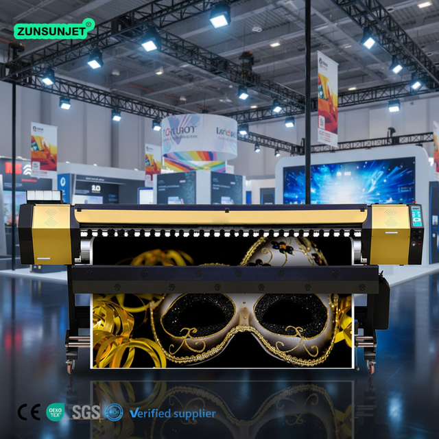 Industrial 2.5m Wide Format Solvent Printer Vinyl Flex Banner Printing Machine Sticker for Small Business