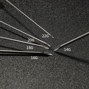 Herramienta de perforación DIY, <span class=keywords><strong>aguja</strong></span> de perforación <span class=keywords><strong>hueca</strong></span> de acero inoxidable, Anillo <span class=keywords><strong>para</strong></span> el vientre, anillo <span class=keywords><strong>para</strong></span> cejas, herramienta de perforación, joyería corporal de moda - Product Image 1