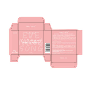 MAYCHEER Meisier Late Gelouguang Pressed Powder Cake Bianco Impermeabile Resistente al Sudore Opaco Illuminante <span class=keywords><strong>Trucco</strong></span> Naturale Effetto Nudo Donna - Product Image 4