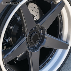 Jantes de voiture en aluminium Gunmetal 2 pièces, <span class=keywords><strong>peinture</strong></span> 5*120 5*112, pour <span class=keywords><strong>Mercedes</strong></span> C8 Ferrari, jantes en alliage concaves, 16-26 pouces - Product Image 1