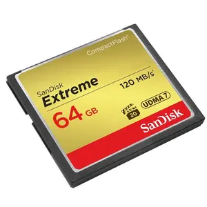 SanDisk-tarjeta de memoria Flash Extreme para cámara, tarjeta Flash Original de 32GB, 64GB, 128GB, 120 MB/S, CF