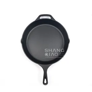 Pre Seasoned Cast Iron Skillets 12 In Frying Pan Non Stick Cast Iron Pan