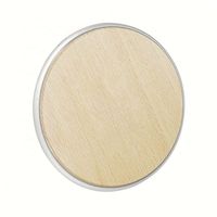 Chargeur sans fil pour téléphone portable 15W ultra fin avec LED, chargeur en bois, chargeur rapide pour smartphone, chargeur mobile