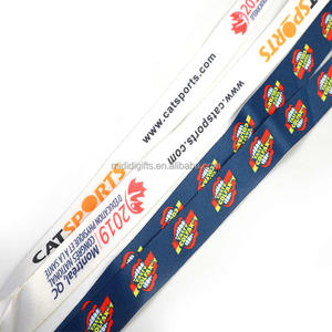 Cordones promocionales personalizados Soporte universal Soporte de dispositivo de anillo con correas para el cuello Correas Salvado Cordones de poliéster impresos - Product Image 4