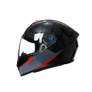 Yeni moda çift motosiklet kask Off Road bisiklet elektrikli araç Motocross koruyucu güvenli kazasında kask