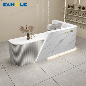 <span class=keywords><strong>Comptoir</strong></span> de Réception et de Caisse LED Moderne <span class=keywords><strong>pour</strong></span> Bureau, Salon de Beauté, Magasin de Vêtements, Restaurant et Bar, Registre d'Argent d'Angle - Product Image 5