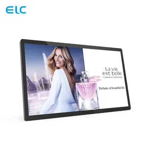 Factory direct price wall mount 21.5 inch lcd panel android capacitive touch wifi indoor advertising for restaurant hotel