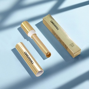 Tube de rouge à lèvres de luxe en métal de haute qualité, tube rechargeable doré pour une marque cosmétique haut de gamme - Product Image 1