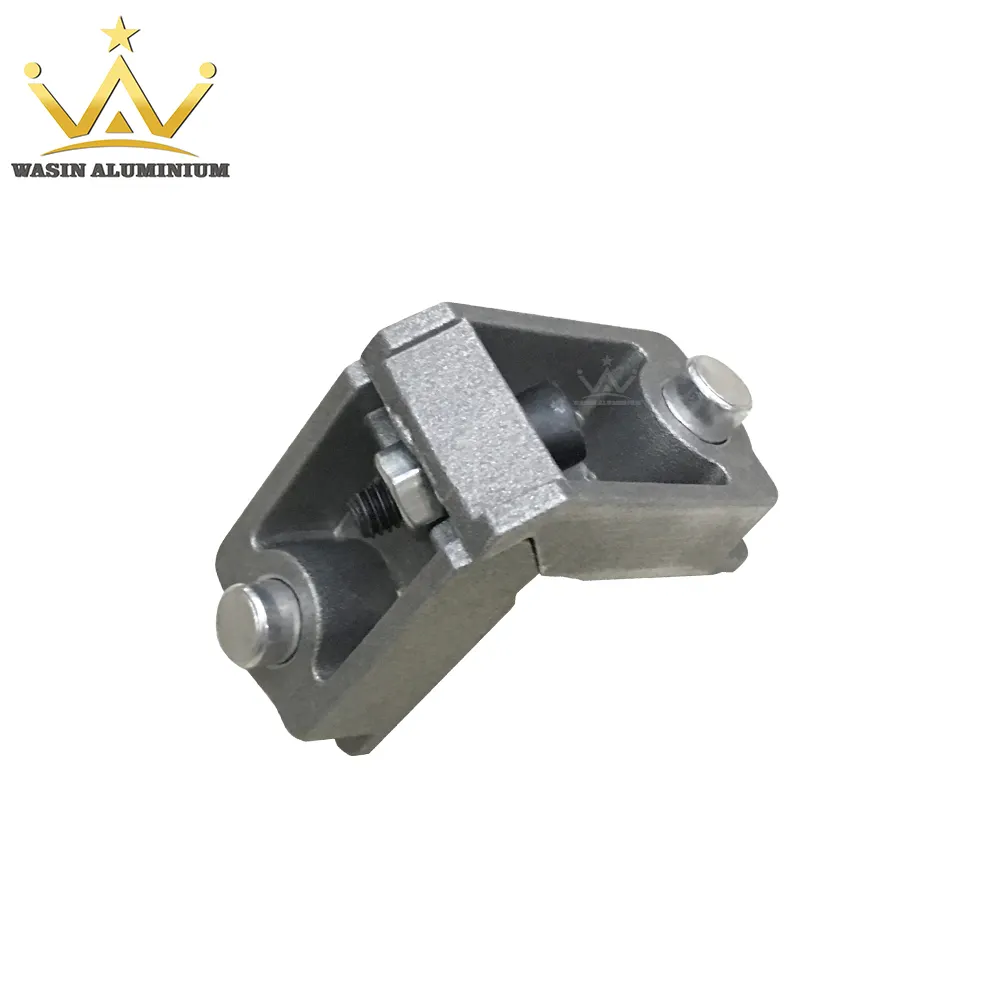 Factory Direct Supply Heavy Duty Glass Window Edge Connector Aluminium Alloy Corner Fitting For Aluminium Doors