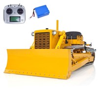 Bulldozer hydraulique RC Plc 1/14 D7, modèle métallique, système radio Flysky, système de son et d'éclairage, approvisionnement en gros