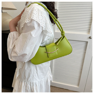กระเป๋าถือผู้หญิงแฟชั่นใหม่ ฤดูใบไม้ผลิ/ฤดูร้อน ดีไซน์สะพายไหล่เฉียง วัสดุ PU - Product Image 2