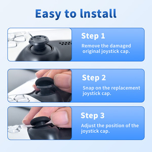 Tapas de Repuesto para Joystick de <span class=keywords><strong>PS5</strong></span> y PS4, Antideslizantes, para Control Dual Sense y <span class=keywords><strong>Dualsense</strong></span> Edge - Product Image 3