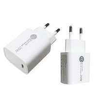 Adaptateur de chargeur mural portable 20W en vrac, universel USB Type-C PD, charge rapide pour iPhone 16 15 14 13 12 11 Pro Max, prise US EU