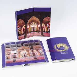Wholesale <strong>Custom</strong> Printed Empty <strong>30</strong> Day Ramadan Advent Calendar Gift Chocolate Box With Insert - Product Image 1