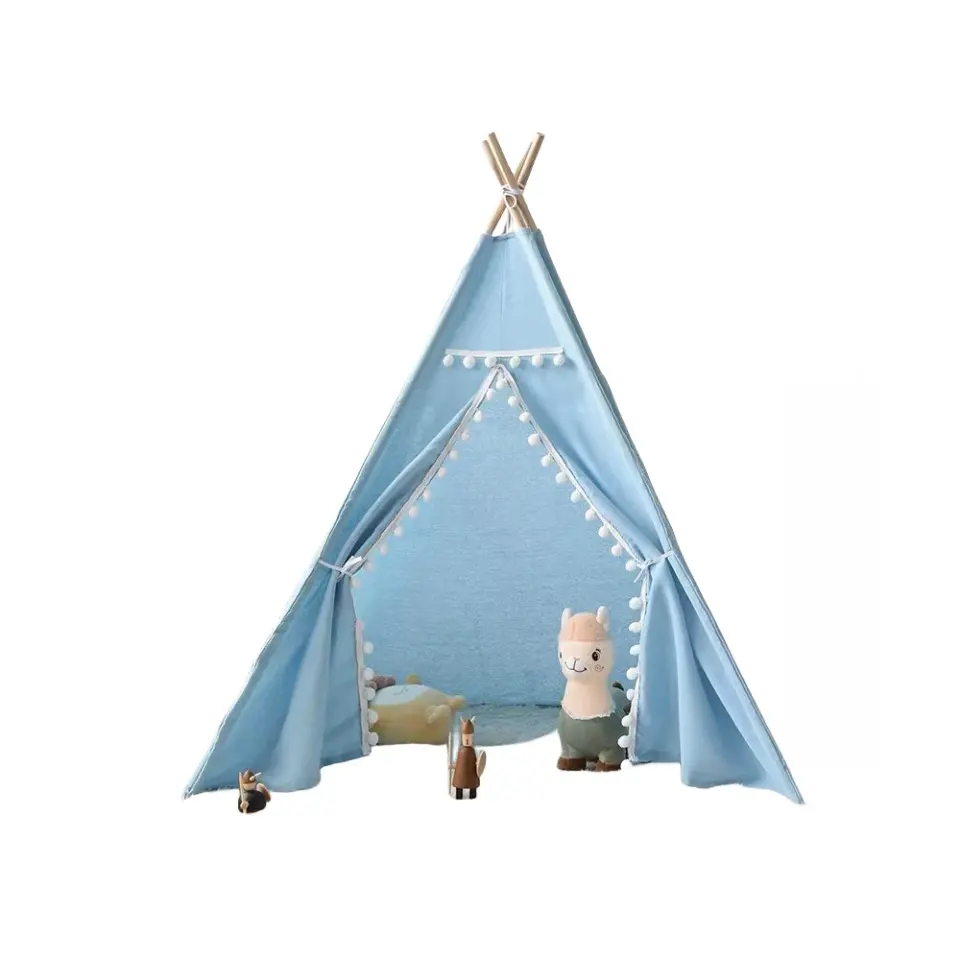 Children Tent Large Space Baby Tent House Indoor With Kids Toys Teepee Tent Factory Price