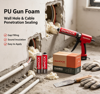 Mousse polyuréthane expansive haute performance PUG850, mousse PU pour pistolet, pour le blocage des trous dans les murs et la calfeutrage des câbles dans la construction