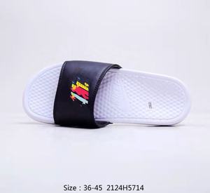 nike rainbow slides