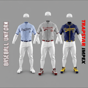 2025 Suministro directo de fábrica Jersey de béisbol Uniforme Mejor precio Ropa de equipo Uniforme de béisbol para adultos 100% Poliéster - Product Image 1