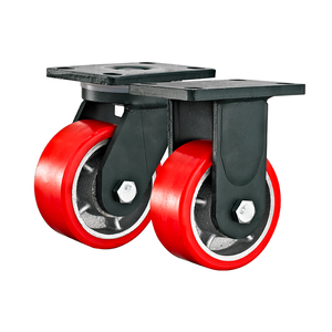 4 "<span class=keywords><strong>5</strong></span>" 6 "<span class=keywords><strong>8</strong></span>" Hochleistungs-Lenk rolle Gusseisen PU-Rad für Industrie wagen Hoch leistungs wagen Lager transport ausrüstung - Product Image 4