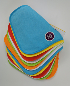 Bavaglini Originali per Neonati 0-3 Anni, 100% Cotone, Antibatterici, Ecologici, Rotondi e Girevoli con Chiusura a Strappo - Product Image 3