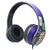Casque filaire supra-auriculaire ajustable et extensible avec grandes oreillettes souples, interface 3,5 mm, transducteur hybride, suppression du bruit ENC, IPX7