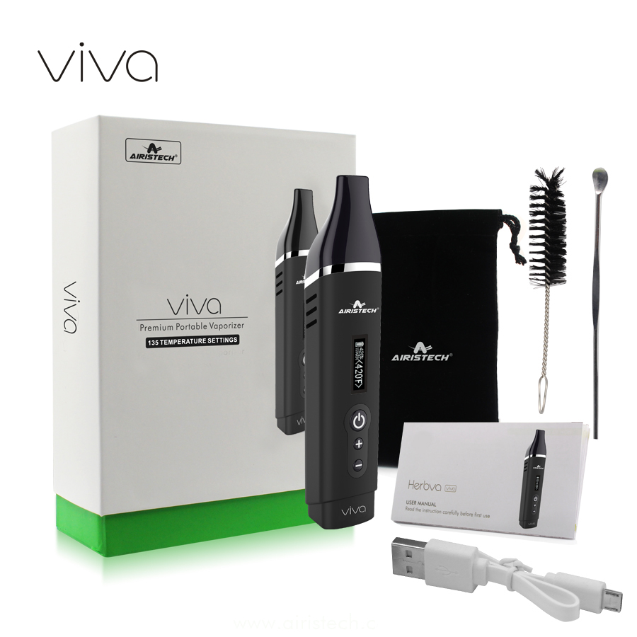 Лидер продаж, airis viva vaporizador, портативный водяной барботер, испаритель для сухих трав, 2200 мАч