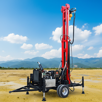 Foreuse portable diesel pour puits d'eau – Machine efficace pour forage profond, idéale pour l'irrigation agricole, domestique et les applications géothermiques
