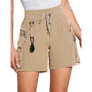 Pantalones Cortos Cargo de Senderismo para Mujer, 6 Pulgadas, Secado Rápido, Resistentes al Agua, Ligeros, con Bolsillos con Cremallera, Protección Solar UPF 50+, para Golf y Deportes - Product Image 1