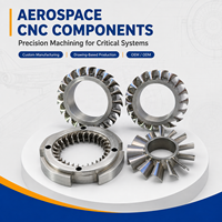 Pièces d'aviation en aluminium et acier inoxydable de haute précision CNC, usinage sur mesure, composants aérospatiaux, service de fabrication OEM
