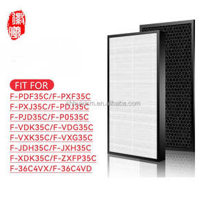 Filtro di ricambio HEPA e a carboni attivi per purificatore d'aria compatibile con <span class=keywords><strong>Panasonic</strong></span> F-ZXFP35X F-ZXFD35X F-PXF35M F-ZXFD35C F-PD35C VDG35C - Product Image 1