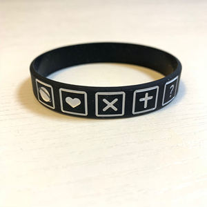 Pulseras de Fe Personalizadas con Versículos de la Biblia - Regalos de Brazaletes Cristianos Religiosos de Silicona, Pulsera de Silicona, Brazalete de Goma - Product Image 3