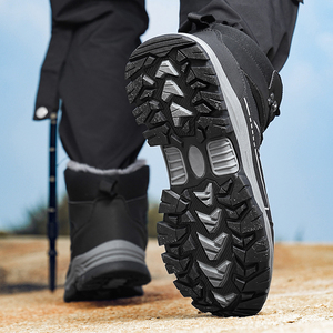 Botas de Senderismo para Hombre, Talla Grande, Calzado Deportivo Casual para Exteriores, Impermeables y Cálidas, Cómodas para Deportes de Invierno - Product Image 6