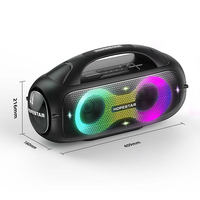 Altavoz Bluetooth Hopestar A50 PARTY de 60W, Altavoz de Fiesta con Doble Diafragma, Luz LED, TWS, TF, USB, AUX, FM, Altavoz de Audio Estéreo Portátil para Exteriores