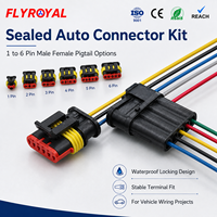 موصل كابلات سيارات مقاوم للماء من سلسلة 1.5 OEM بـ 1 2 3 4 5 6 دبابيس ذكر وأنثى لأنظمة استشعار المركبات